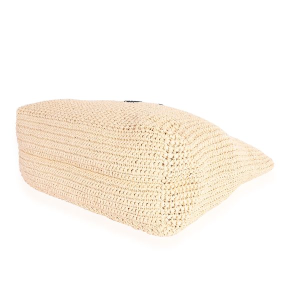 Prada Natural Raffia Logo Tote - Picture 7 of 7